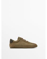 MASSIMO DUTTI - Contrast Fabric Trainers - Lyst