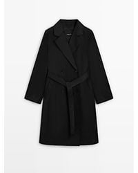 MASSIMO DUTTI - Lange Waterafstotende Trenchcoat Met Binnenvest - Lyst