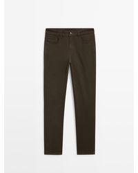 MASSIMO DUTTI - Relaxed Fit Denim Trousers - Lyst
