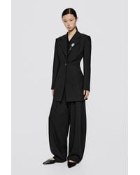 MASSIMO DUTTI - Button Detail Suit Blazer - Lyst