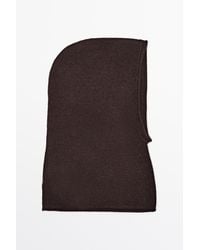 MASSIMO DUTTI - 100% Cashmere Knit Balaclava - Lyst