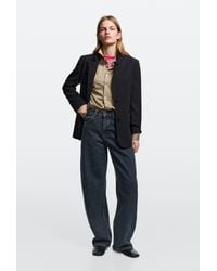 MASSIMO DUTTI - Mid-Waist Barrel Fit Jeans - Lyst