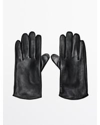 MASSIMO DUTTI - Nappa Leather Gloves - Lyst