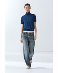 MASSIMO DUTTI - Wool-Blend Turtleneck Sweater - Lyst