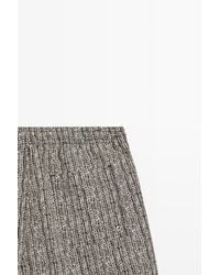 MASSIMO DUTTI - Herringbone Print Swim Trunks - Lyst
