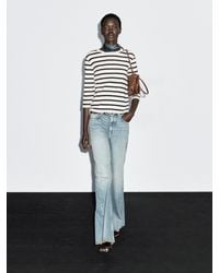 MASSIMO DUTTI - Camiseta Rayas 100% Algodón - Lyst