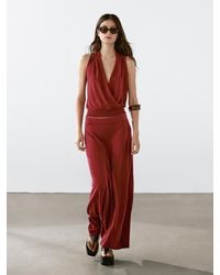 MASSIMO DUTTI Linen Crossover Halter Top | Lyst UK