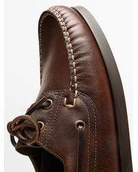 MASSIMO DUTTI - Leather Deck Shoes - Lyst