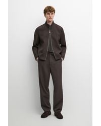 MASSIMO DUTTI - 100% Cool Wool Total Look Pants - Lyst