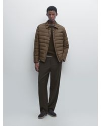MASSIMO DUTTI - Ultraleichte Jacke Aus Wasserabweisendem Gewebe Mit Daunenfüllung - Lyst