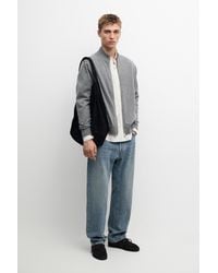 MASSIMO DUTTI - 100% Cashmere Zip-Up Knit Cardigan - Lyst