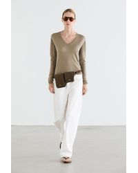 MASSIMO DUTTI - Silk Wool Knit Jumper - Lyst