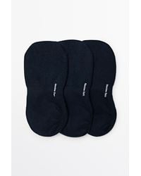 MASSIMO DUTTI - Pack Of 3 Pairs Of No-Show Cotton Blend Socks - Lyst