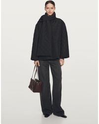 MASSIMO DUTTI - Giacca Imbottita Con Sciarpa Water Repellent - Lyst