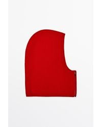 MASSIMO DUTTI - Balaclava Mit Reißverschluss Aus Wollmischgewebe - Lyst