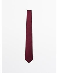 MASSIMO DUTTI - Corbata Estructura 100% Seda - Lyst
