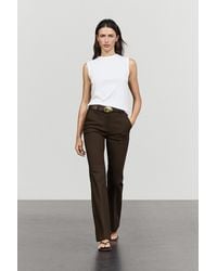 MASSIMO DUTTI - Technical Flare Fit Pants - Lyst
