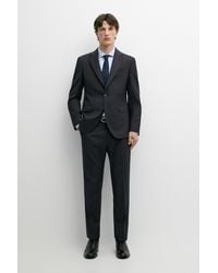 MASSIMO DUTTI - 100% Cool Wool Striped Suit Pants - Lyst