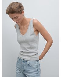 MASSIMO DUTTI - Top Con Dettaglio - Lyst