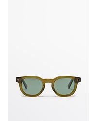 MASSIMO DUTTI - Round Sunglasses - Lyst