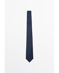 MASSIMO DUTTI - 100% Silk Micro Polka Dot Tie - Lyst