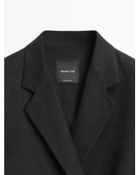 MASSIMO DUTTI - American Double-Breasted Linen Jacket - Lyst