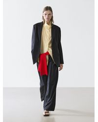 MASSIMO DUTTI - 100% Extra Fine Wool Two-Button Blazer - Lyst