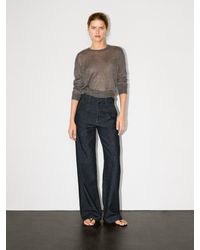 MASSIMO DUTTI - Straight-Leg High-Waist Jeans - Lyst