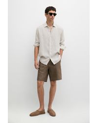 MASSIMO DUTTI - Regular Fit Pinstripe Shirt - Lyst