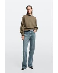 MASSIMO DUTTI - High-Waist Boot-Cut Jeans - Lyst