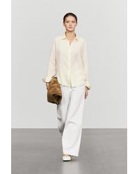 MASSIMO DUTTI - Flowing 100% Linen Shirt - Lyst