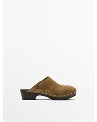 MASSIMO DUTTI - Suède Huisslippers - Lyst