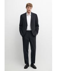 MASSIMO DUTTI - Wool Blend Suit Blazer - Lyst
