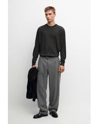 MASSIMO DUTTI - Cool Wool Blend Darted Pants - Lyst