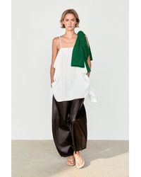 MASSIMO DUTTI - Flowing Spaghetti Strap Top - Lyst