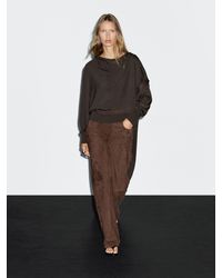 MASSIMO DUTTI - Jersey Punto Detalle Fular - Lyst