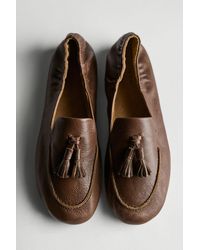 MASSIMO DUTTI - Leather Tassel Loafers - Lyst