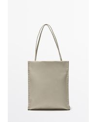 MASSIMO DUTTI - Nappa Leather Double Compartment Bag - Lyst