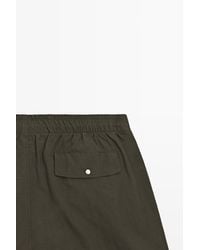 MASSIMO DUTTI - Plain Swim Trunks - Lyst