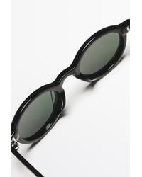 MASSIMO DUTTI - Small Round Sunglasses - Lyst
