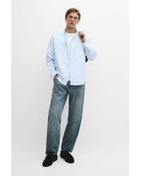 MASSIMO DUTTI - 100% Cotton Regular Fit Striped Shirt - Lyst