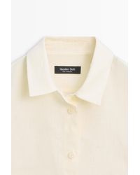 MASSIMO DUTTI - Camisa Fluida 100% Lino - Lyst