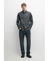 MASSIMO DUTTI - Regular Fit Oxford 100% Cotton Shirt - Lyst