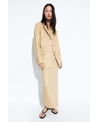 MASSIMO DUTTI - Nappa Leather Blazer - Lyst