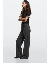 MASSIMO DUTTI - High-Waist Wide-Leg Jeans - Lyst