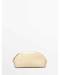 MASSIMO DUTTI - Nappa Leather Toiletry Bag - Lyst