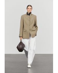 MASSIMO DUTTI - Americana Cuello Subido - Lyst
