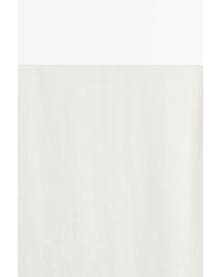 MASSIMO DUTTI - Flowing Midi Skirt With Lace Detail - Lyst