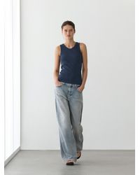 MASSIMO DUTTI - Cotton Blend Halter Top - Lyst