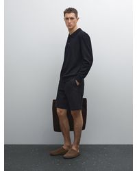 MASSIMO DUTTI - Bermuda Semi Jogger - Lyst